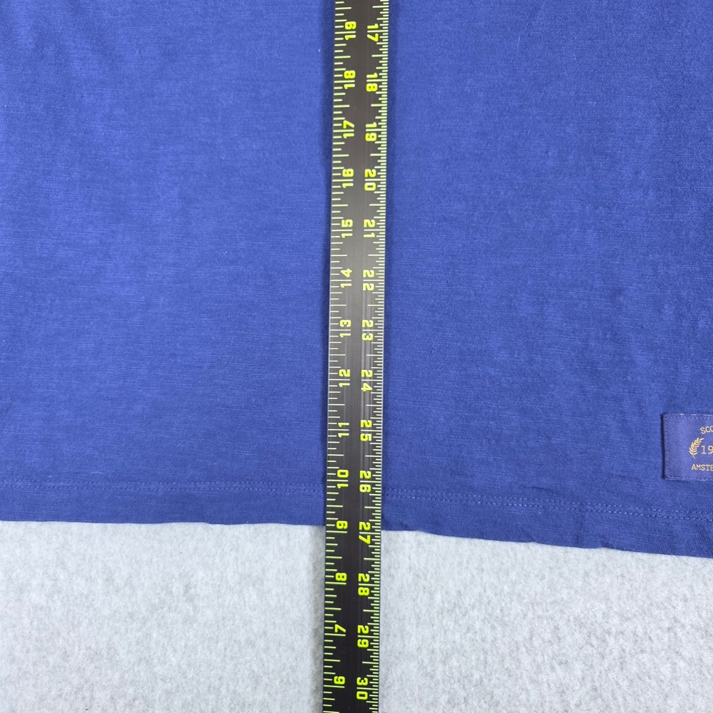Scotch & Soda Amsterdam Polo Shirt Men's Size S/P Small Blue Cotton Casual - Picture 10 of 12